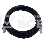 Патч-корд Buro STP 4 пары cat7 CCA molded 5м черный RJ-45 (m)-RJ-45 (m), фото2