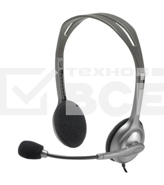 Гарнитура Logitech Headset H110 grey (981-000472/981-000271)