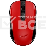Мышь беспроводная Genius NX-8008S красный, 1200 dpi, радиоканал, USB, кнопки - 3, фото2