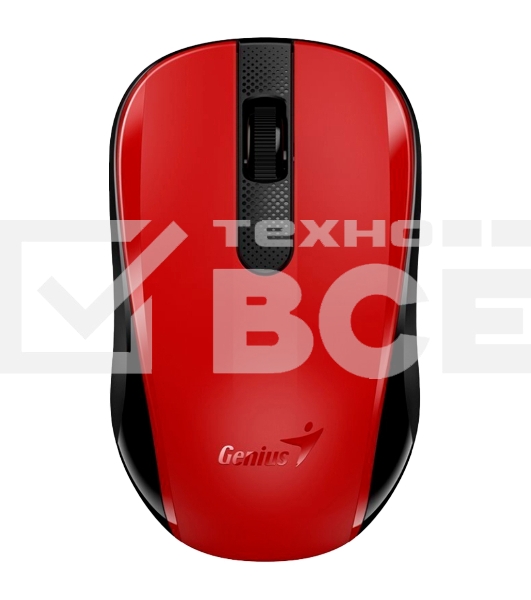 Мышь беспроводная Genius NX-8008S красный, 1200 dpi, радиоканал, USB, кнопки - 3