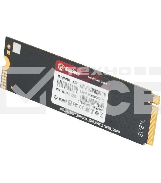 Накопитель SSD KingSpec NE-2TB, 2000GB, PCIe 3.0 x4, M.2 2280, NVMe, R/W 2400/1900