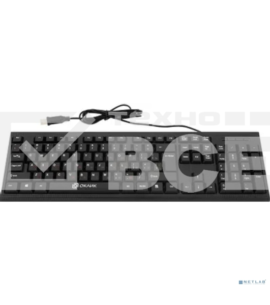 Клавиатура + мышь Oklick 620M клав:черный мышь:черный USB