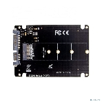 Переходник ORIENT C295S NGFF (M.2) B-key SSD - SATA 2.5', тип 2230/2242/2260/2280, для подключения SSD M.2 SATA в отсек HDD 2.5' (30916), фото 1