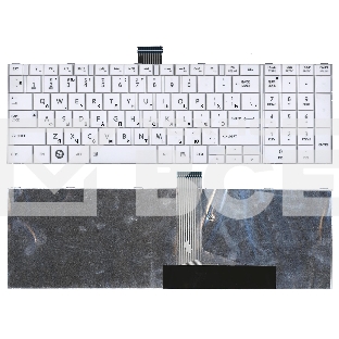 Клавиатура для ноутбука Toshiba Satellite C850 C855 C870 белый