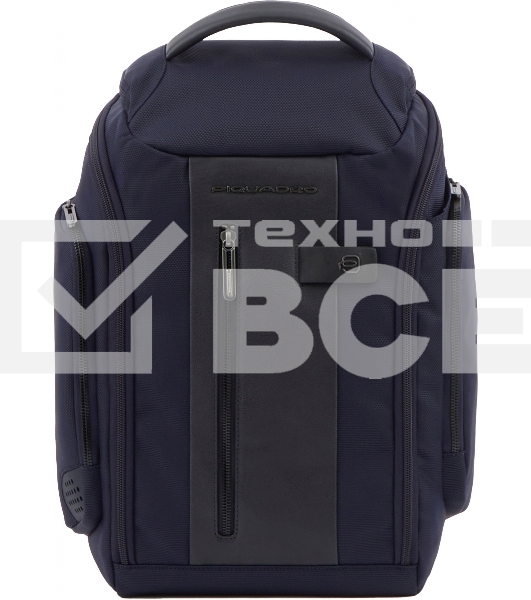 Сумка дорожная Piquadro Brief2 BV6154BR2/BLU, нейлон/натур.кожа, синий