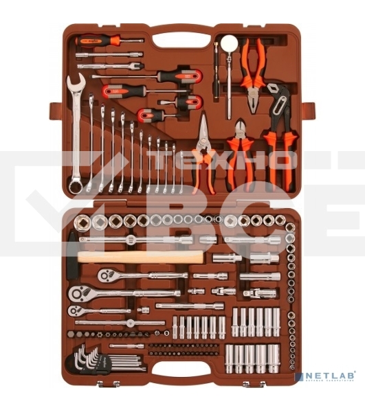 Набор головок OMBRA OMT150S 1/4'' 3/8'' 1/2''dr 4-30мм аксессуары комб.ключи 8-22мм  150 пр