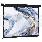 Экран Cactus 180x180см Wallscreen CS-PSW-180X180-BK 1:1 настенно-потолочный рулонный черный, фото2