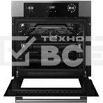 Встраиваемый духовой шкаф Kuppersberg HO 677 BX, High-Tech, объем 70 л, 13 режимов, электронное управление (утапливаемые переключатели, аналоговый дисплей), телескопические направляющие на одном уровне, максимальная температура 300 градусов, 2 стекла в дв, фото3