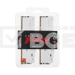 Оперативная память Kingston Fury Beast, DDR5, 32GB (2x16GB), 6000MHz, CL30, DIMM, с радиатором, RGB, белый, фото 1