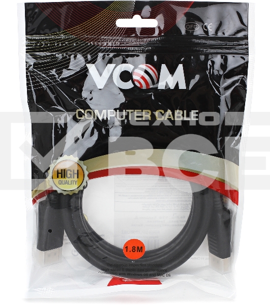 Кабель VCOM VHD6220-1.8MO Кабель соединительный DISPLAY PORT 1,8м 