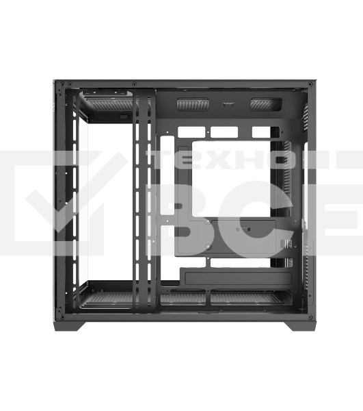 Корпус без блока питания PCCooler C3T700 BK, Midi-Tower, TG, no fans, 1xUSB-A 3.0 + 1xUSB-A 2.0 + 1xUSB-C, ATX, mATX, mITX черный