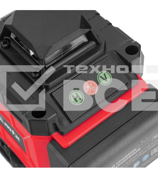 Лазерный уровень м-призм. MTX ML 360-4 Basic SET, 30 м, зеленый луч, акк. Li 3000 мА·ч, сумка