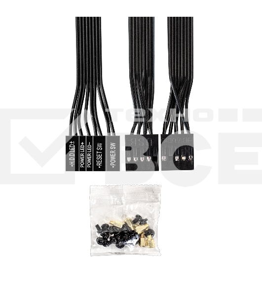 Компьютерный корпус Minitower ExeGate BAA-303M-UNS450 (mATX, БП UNS450 с вент. 12см, 2*USB, HD Audio, черный)