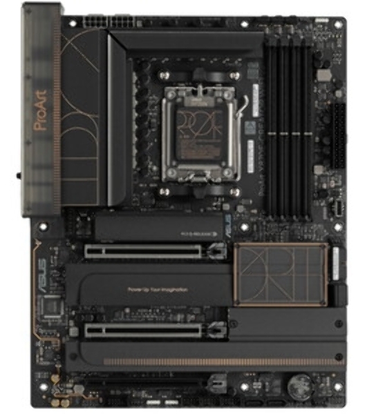 Материнская плата ASUS PROART X870E-CREATOR WIFI, AM5, AMD X870E, 4xDDR5, 4xSATA, 4xM.2, 2xPCIe 5.0 x16, 1xPCIe 4.0 x4, 2xUSB-C 40Gbps, 1xUSB-C 20Gbps, 7xUSB-A 10Gbps, 1xUSB-A 2.0, 1xDP (v1.4), 1xHDMI (v2.1), 1x10Gb LAN, 1x2.5Gb LAN, Wi-Fi 7, Bluetooth 5.4, 3x3.5 мм, 7.1, ATX