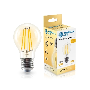 Лампа светодиодная 601313 Filament LED A60 13W E27 2700K 220-240V