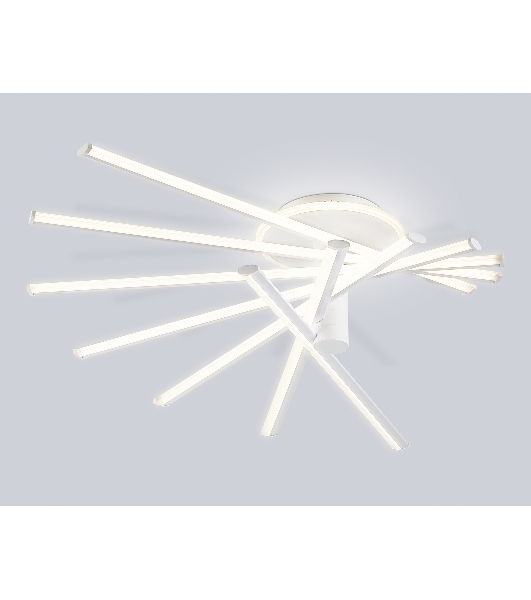 Потолочный светодиодный светильник Ambrella light FL6241 WH белый 135W 3000K-6400K 900*750*230 (ПДУ ИК)