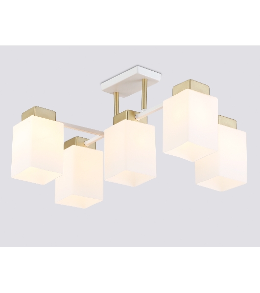 Светильник Ambrella light TR303047/5 WH/GD белый/золото E27/5 max 60W 540*480*270