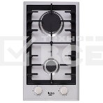 Встраиваемая газовая варочная поверхность Beko HDCG 32221 FX, Нержавеющая сталь, фото 1