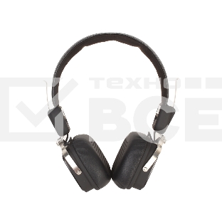 Беспроводные/проводные наушники Ginzzu GM-571BT черный, накладные, Bluetooth + Jack 3.5 мм, до 8 ч