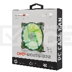 Вентилятор для корпуса Crown CMCF-12025S-1222 черный/зеленый, 120 мм, 1650 об/мин, 28 дБ, 3 pin, фото9