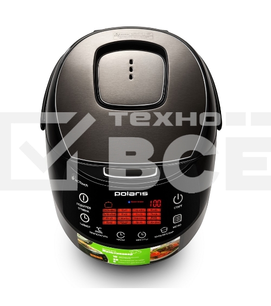 Мультиварка Polaris PMC 0517AD 5л 860Вт серебристый/черный
