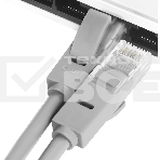 Патч-корд Greenconnect прямой 3.0m, UTP кат.5e, серый, позолоченные контакты, 24 AWG, литой, GCR-LNC03-3.0m, ethernet high speed 1 Гбит/с, RJ45, T568B Greenconnect Патч-корд прямой 3.0m, UTP кат.5e, серый, позолоченные контакты, 24 AWG, литой, GCR-LNC03-3, фото5