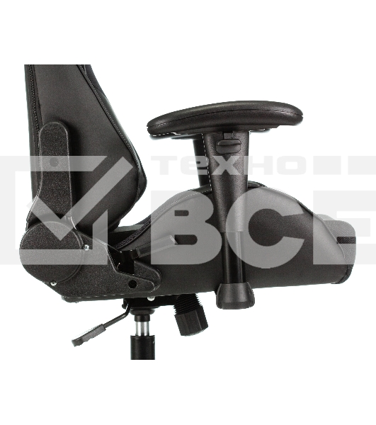 Кресло игровое Бюрократ VIKING 4 AERO BLACK EDITION черный искусст.кожа/ткань