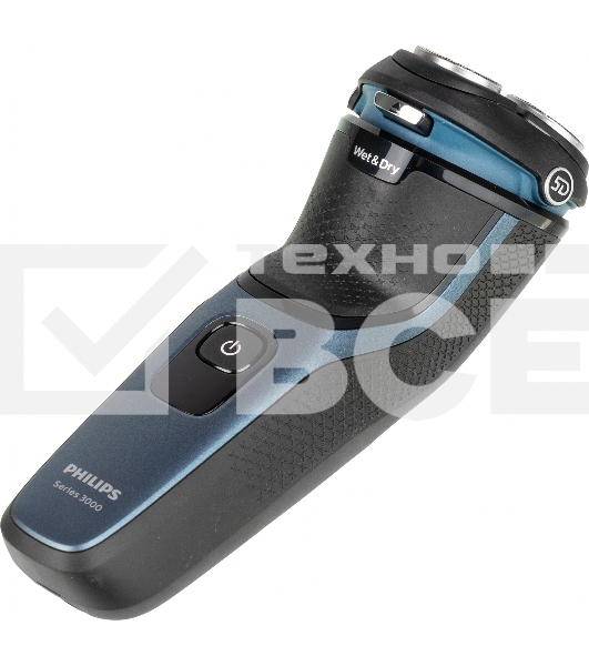 Бритва роторная Philips S3134/51 реж.эл.:3 питан.:аккум. черный