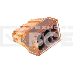 Экспресс-клемма СМК 773-606 с пастой, 6-проводная 0,75-4 мм² (50 шт/уп) Rexant, фото2