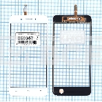 Сенсорное стекло (тачскрин) для Vivo Y53 (Y53i), белое, фото3