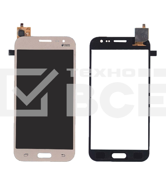 Сенсорное стекло (тачскрин) для Samsung Galaxy J2 SM-J200, золотое