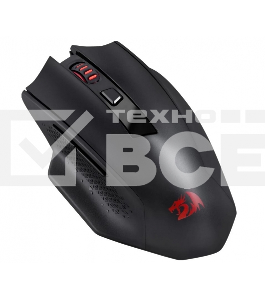 Мышь беспроводная REDRAGON Woki черный, 26000 dpi, радиоканал, Bluetooth, USB, кнопки - 6