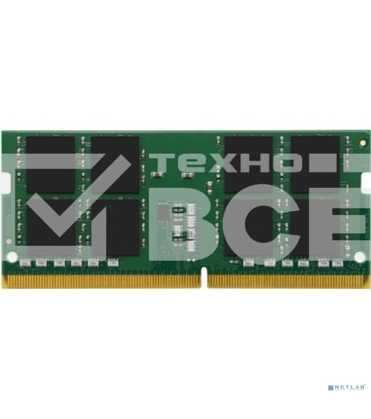 Оперативная память Kingston ValueRAM, DDR4, 32Gb (1x32Gb), 3200MHz, CL22, SO-DIMM