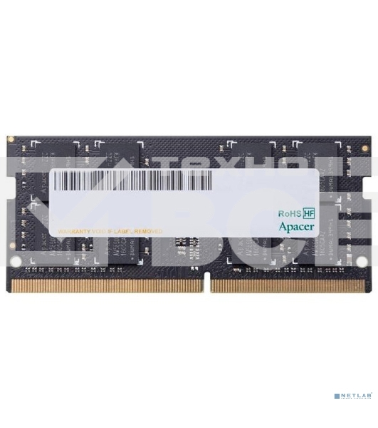 Оперативная память Apacer, DDR4, 8GB (1x8GB), 2666MHz, CL19, SO-DIMM