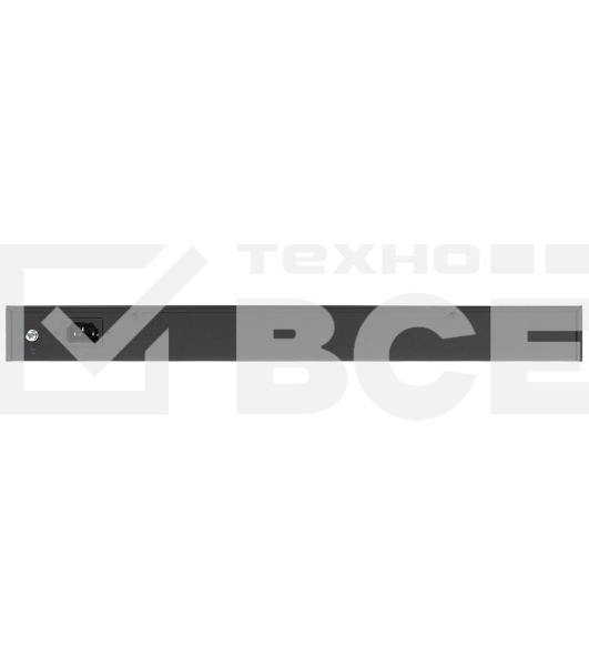 Коммутатор Smart Managed Switch 24x100Base-TX PoE, 2xCombo 1000Base-T/SFP, PoE Budget 280W, 19