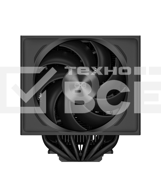 Кулер для процессора PCCooler RZ820 BK (289W, 4-pin PWM, 165mm, Al/Cu, 4x8mm+4x6mm, 1x140mm+1x150mm, 71.9CFM/86.7CFM, 27.1dBA/32dBA, 1500RPM/2200RPM, S: 1851/1700/1200/20XX/115X, AM5/AM4, black)