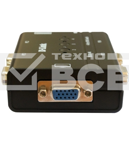 Переключатель KVM D-link DKVM-4K/B3A 4-портовый KVM-переключатель с портами VGA и PS/2