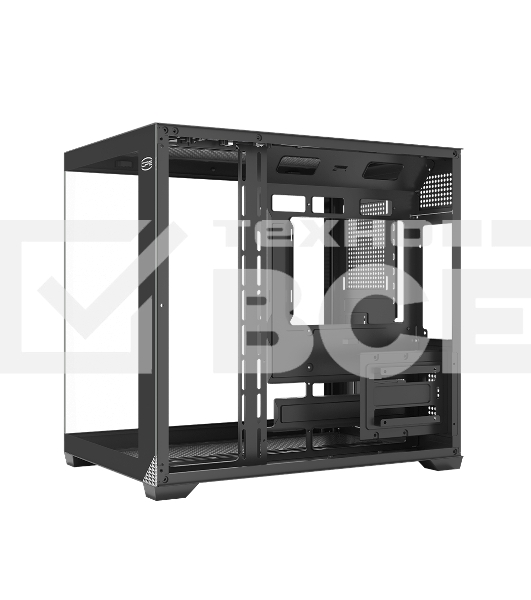 Корпус без блока питания PCCooler C3T700 BK, Midi-Tower, TG, no fans, 1xUSB-A 3.0 + 1xUSB-A 2.0 + 1xUSB-C, ATX, mATX, mITX черный