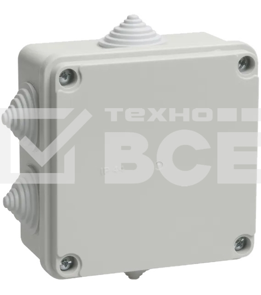 Коробка распаячная ОП 100х100х50 IP55 KM41234 ИЭК UKO11-100-100-050-K41-55