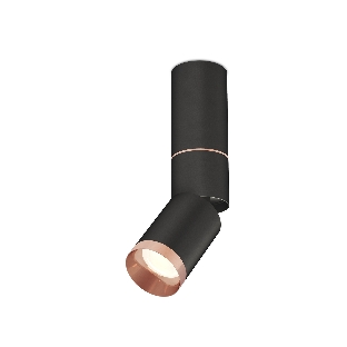 Светильник Ambrella Light XM6313145 SBK/PPG черный песок/золото розовое полированное MR16 GU5.3