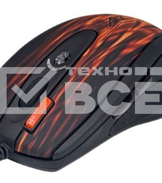 Мышь проводная A4Tech XL-750BK черный/красный, 3600 dpi, USB, кнопки - 7
