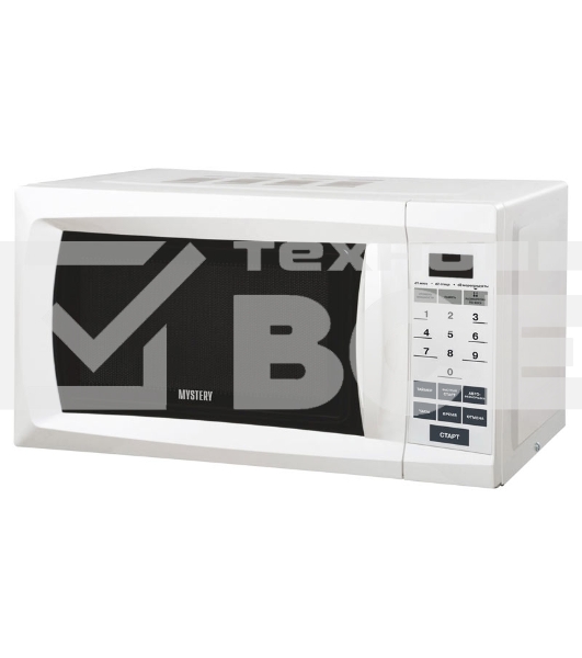 Микроволновая печь Mystery MMW-2006 белый, 20 л, 800 Вт, переключатели - сенсор