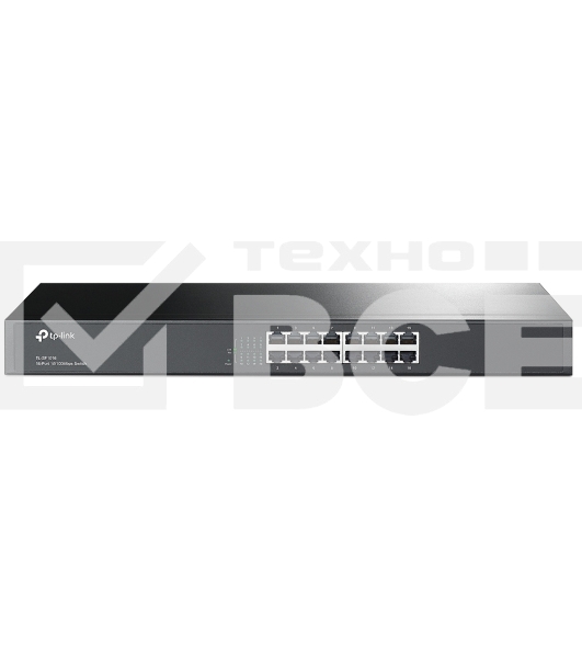 Сетевой коммутатор TP-Link SMB TL-SF1016 Коммутатор 16-port 10/100M Desktop Switch, 16 10/100M RJ45 ports, Plastic case
