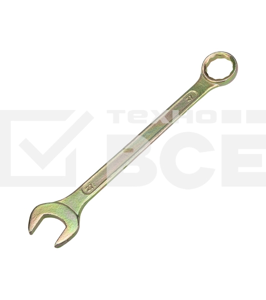 Ключ комбинированный Rexant 27 мм, желтый цинк