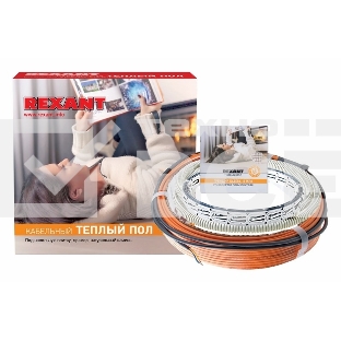 Теплый пол REXANT Standard RND-140-2100 (2100Вт/140м/ S обогрева, м2: 13,0-17,5) (двух жильный)
