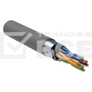 Кабель связи витая пара F/UTP кат. 5E 4 пары PVC 1м сер. GENERICA ITK BC1-C5E04-311-305-G