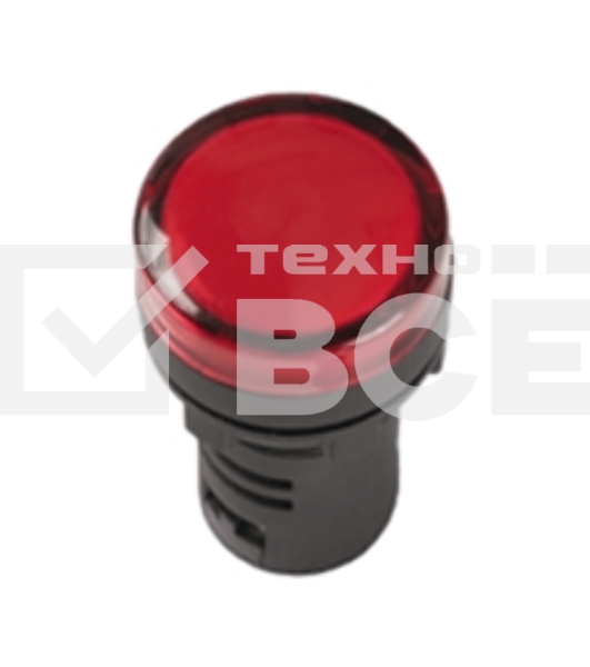 Арматура светосигнальная AD-22DS 230В красн. ИЭК BLS10-ADDS-230-K04