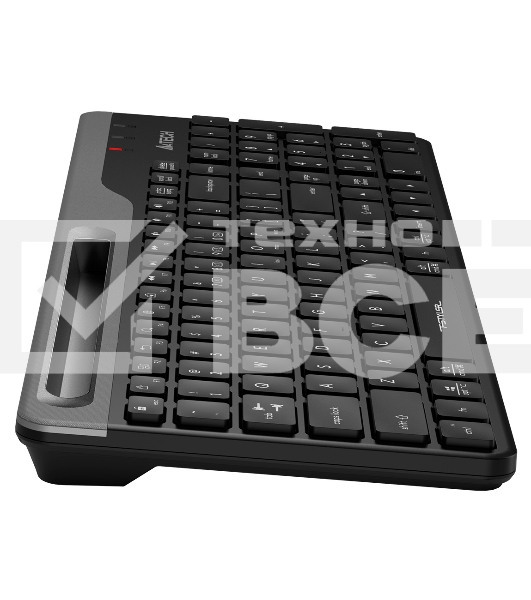 Клавиатура A4Tech Fstyler FBK25 беспроводная, USB, Bluetooth/Радиоканал, черный/серый