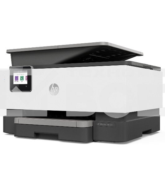 МФУ струйный HP OfficeJet Pro 9010 AiO (3UK83B), A4, цветной, печ. до 22 стр/мин. (ч/б) до 18 стр/мин. (цвет), скан. до 8 стр/мин., 1200 x 1200 dpi, USB, RJ-45, Wi-Fi, Air Print