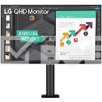 Монитор 27' LG 27UN880-B IPS 3840x2160, 60 Гц, 5 мс, 16:9, 350 кд/м², 2×HDMI 2.0, DP 1.4, USB-C (60 Вт PD), USB Hub, 3.5 Jack, динамики (2×5 Вт), HDR10, FreeSync, черный, фото15